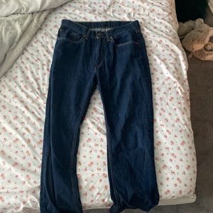 Dark wash levi jeans